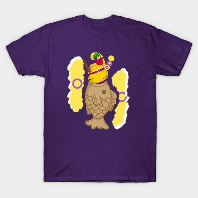 Pride Taiyaki design, second series (intersex) T-Shirt by VixenwithStripes